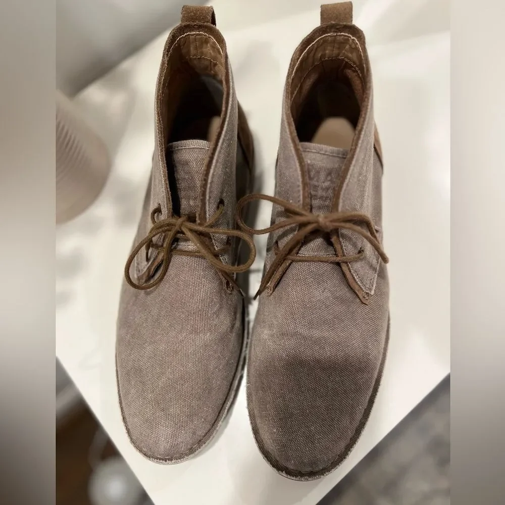 Marc New York Brown Chukka Boots Suede Accent Ankle-High New Without Box Sz 11